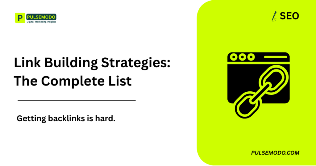 Link Building Strategies Guide — Pulsemodo