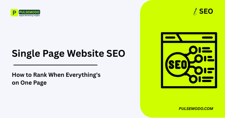 Single Page Website SEO