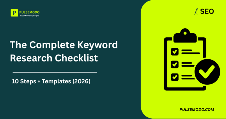 The Complete Keyword Research Checklist