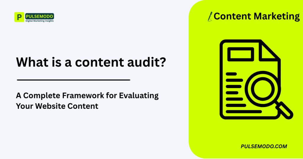 What is a content audit